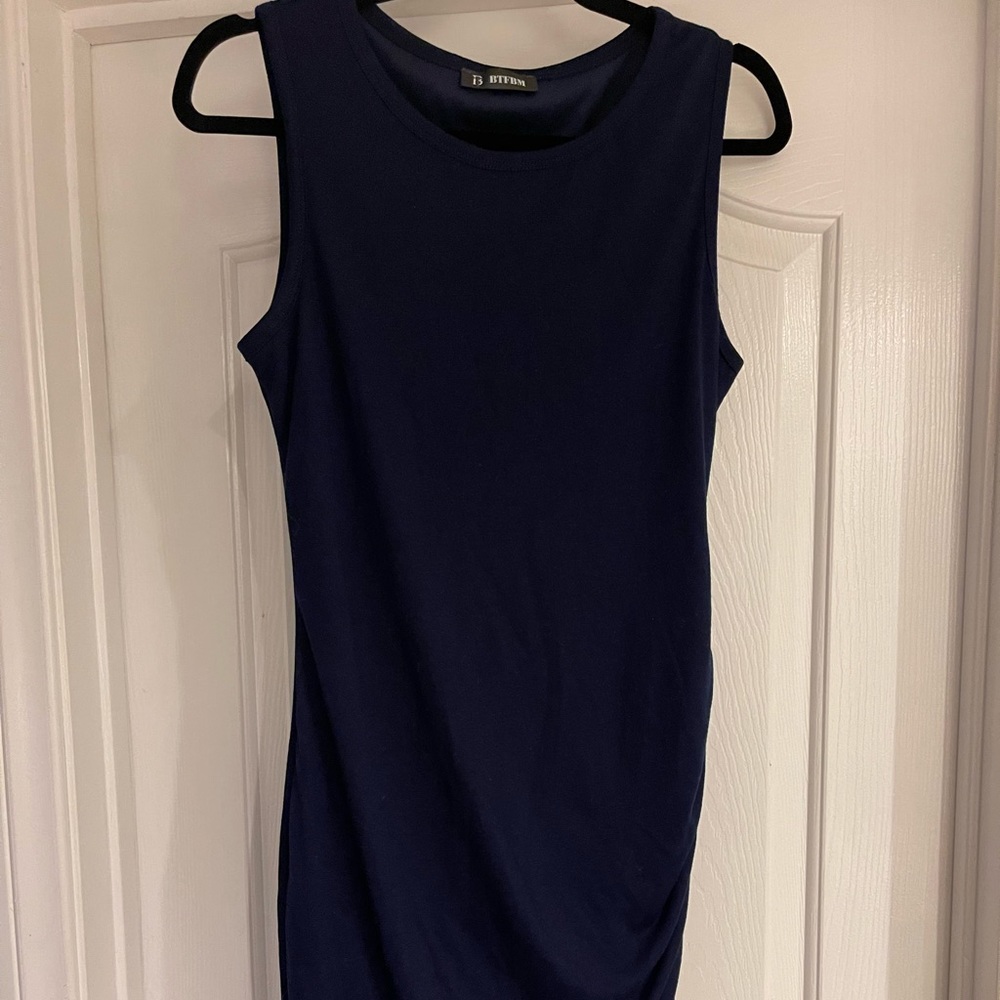 ✨SALE - Any 2 Items, 20% OFF✨ BTFBM Navy Sleeveless Dress